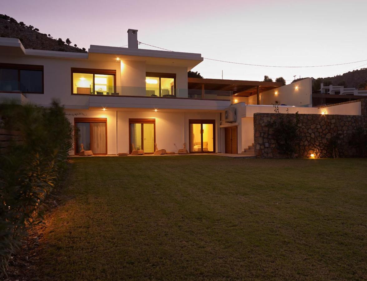 Luxury Villa Verna Líndos Esterno foto