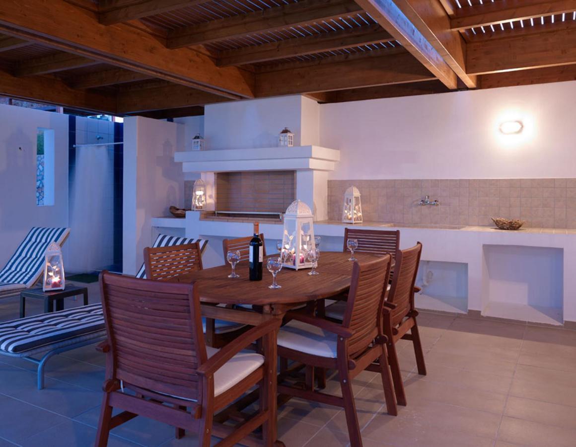 Luxury Villa Verna Líndos Esterno foto
