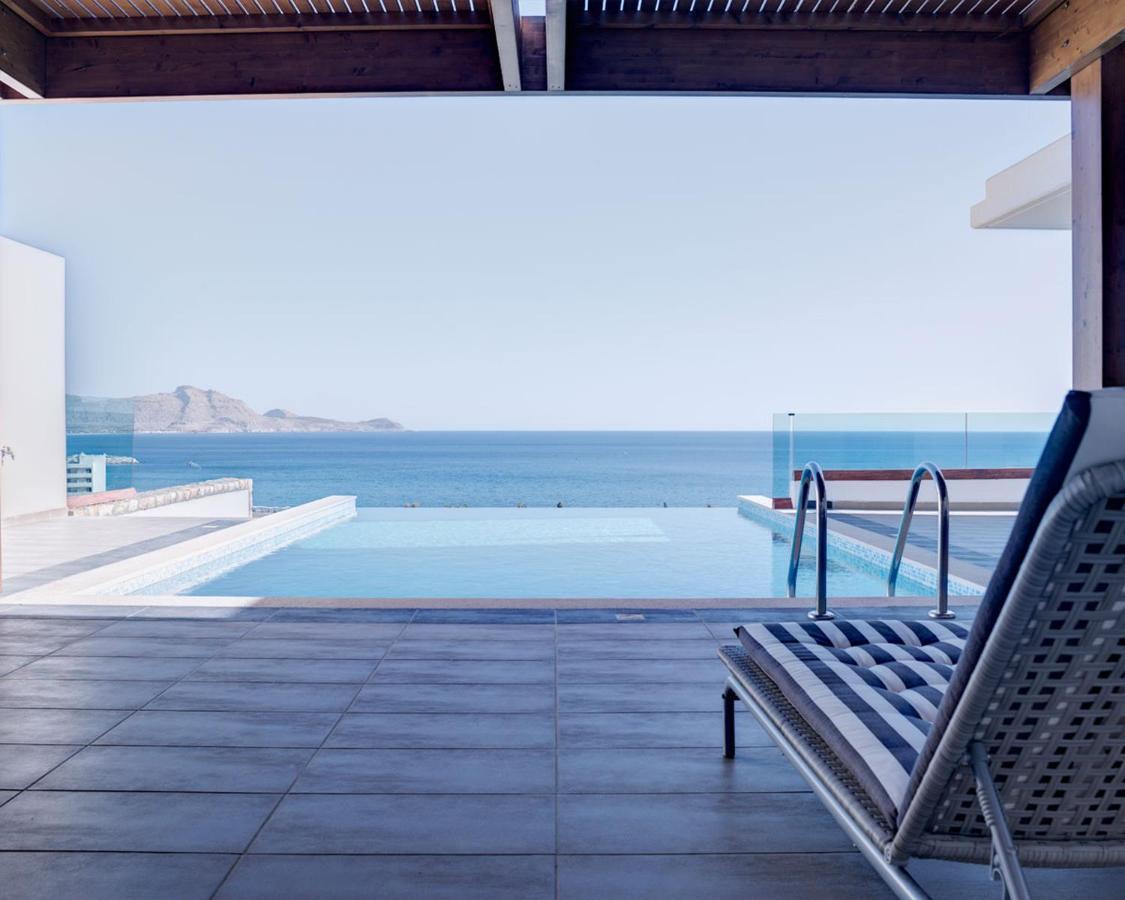 Luxury Villa Verna Líndos Esterno foto