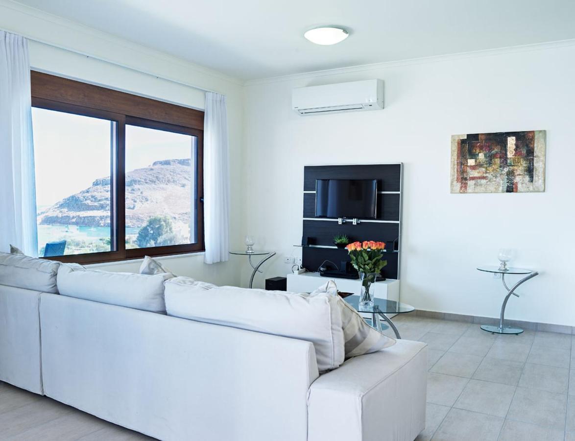 Luxury Villa Verna Líndos Esterno foto