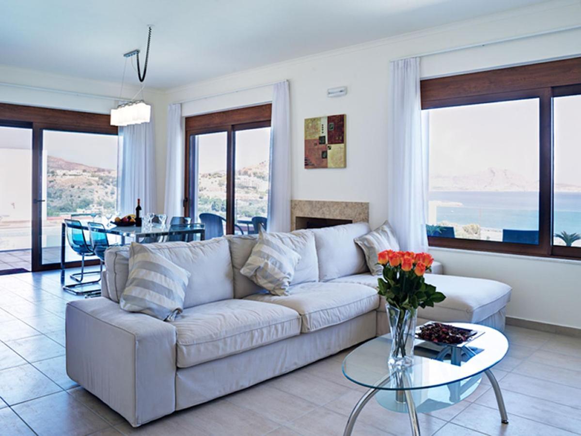 Luxury Villa Verna Líndos Esterno foto